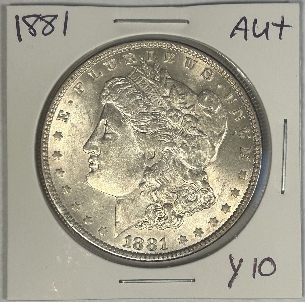 1881 Morgan Silver Dollar Coin