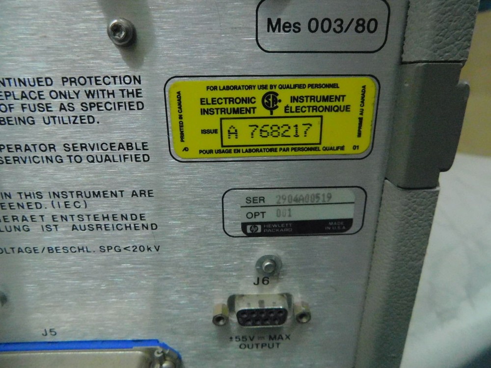 HP 4195A NETWORK/SPECTRUM ANALYZER 10HZ-500MHZ M7637