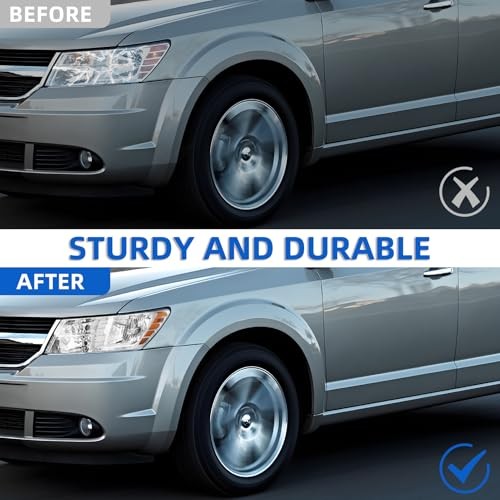 Headlight Assembly Compatible with 2009-2020 Dodge Journey Driver Left Side