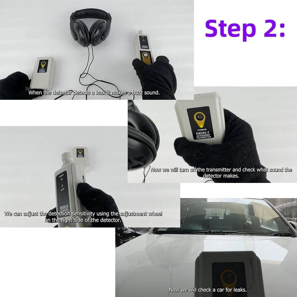 Efficient Leak Detection with Ultrasonic Pressure Transmitter & LED Indication