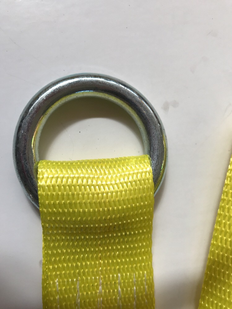 Lasso Strap Wheel Lift Tie Down YELLOW