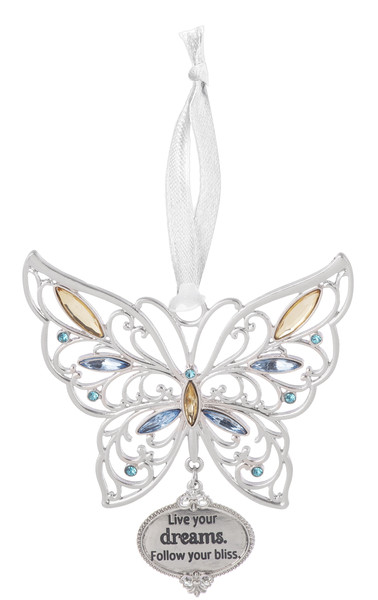 Ganz Springtime Blessing Butterfly Suncatcher "Live your Dreams"