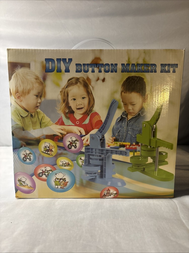 Button Maker Machine, 75Mm(3 Inch) DIY Pin Button Maker Press Machine Kit, Badge