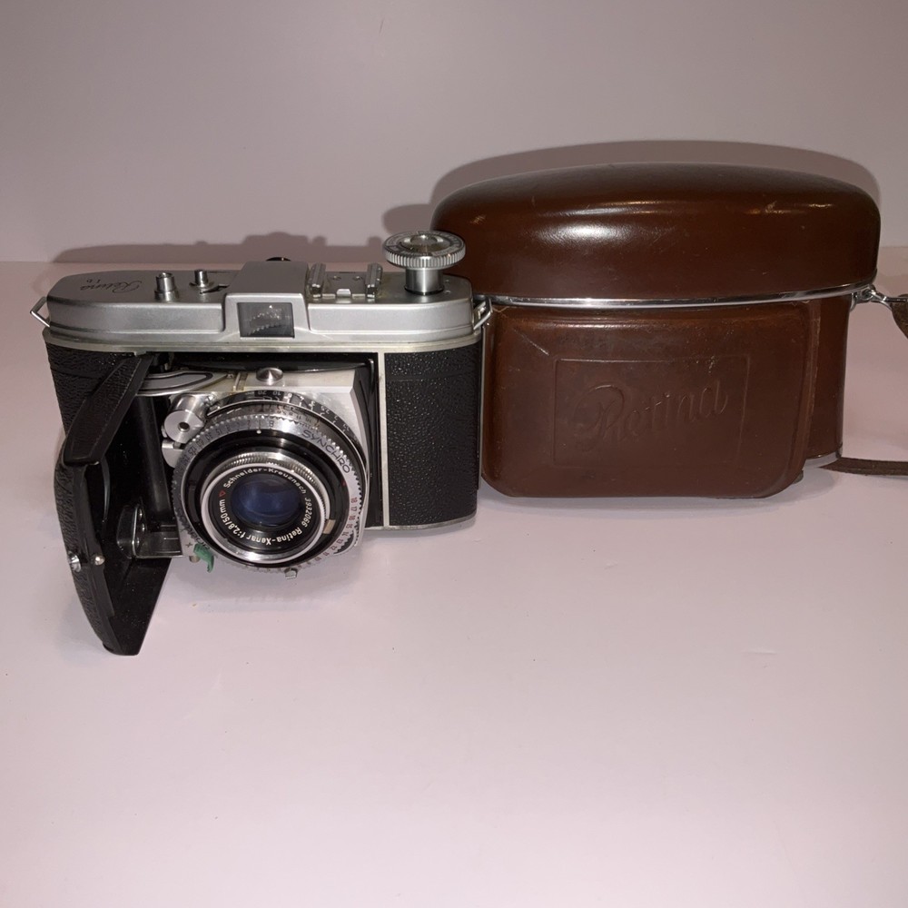Vintage Retina Folding Camera + Case (Intermittent Shutter)