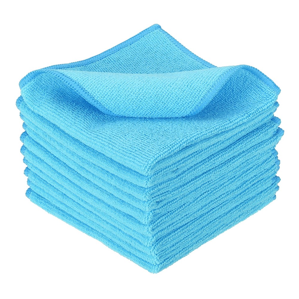 10 pcs microfiber cleaning cloth, celestial (square), 30x30 cm