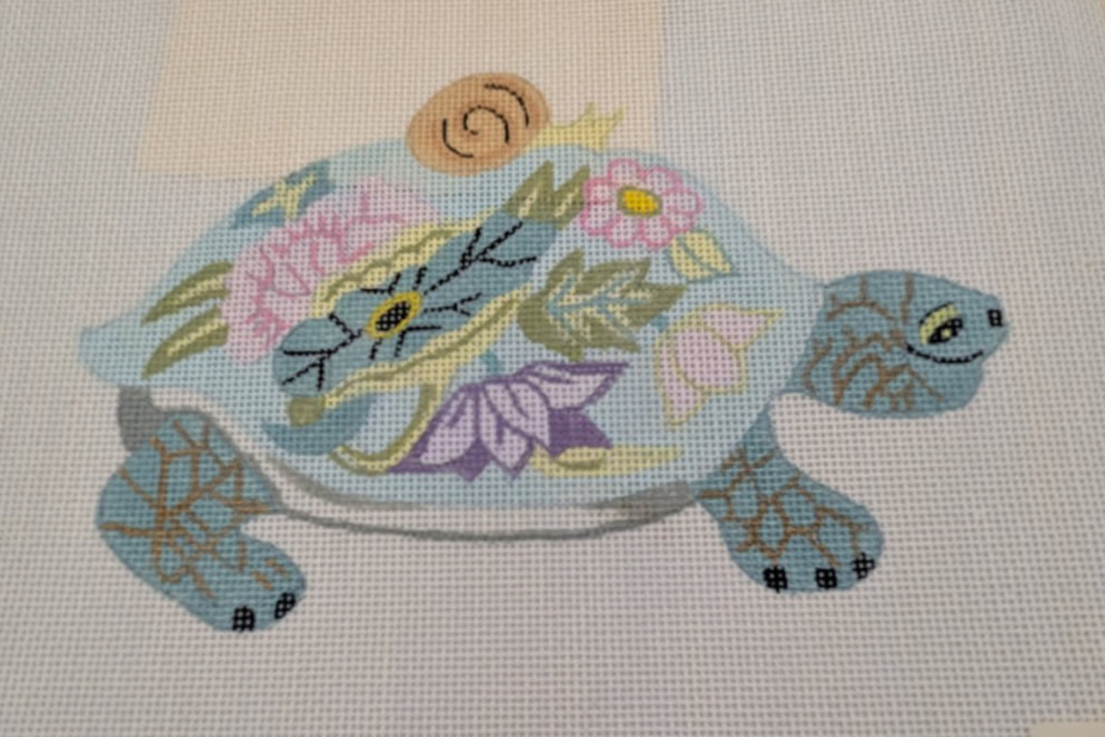 Dielco Custom Needlepoint Design Pattern- Turtle and Snail