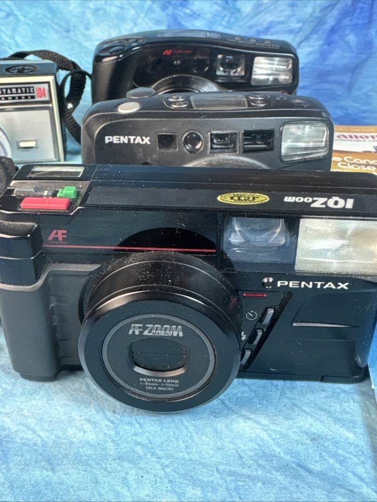 Vintage point and shoot Pentax Kodak (stb4)