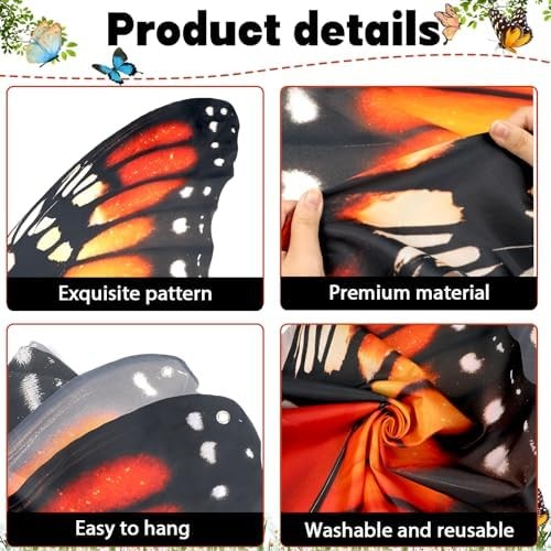 Butterfly Wings Backdrop Photo Booth Party Decor