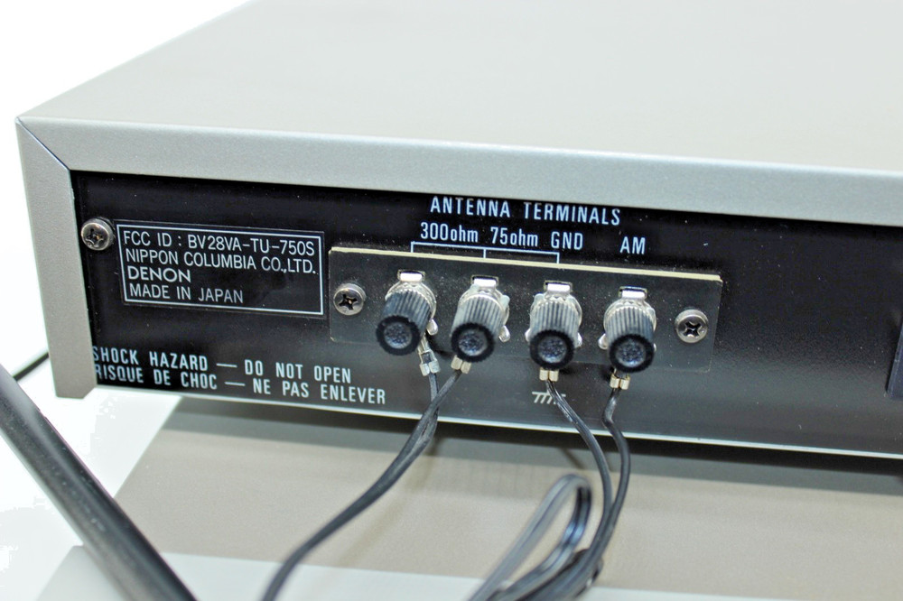 Denon PMA-750 & TU-750S Precision Audio Component Units Bundle - Tested & Works!