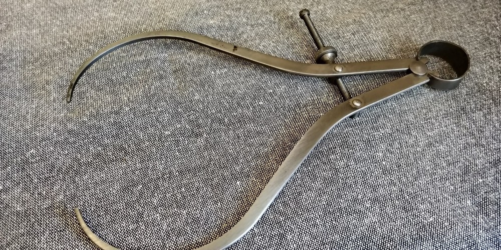 Vintage UNION 8" #12 Outside Calipers Largest size