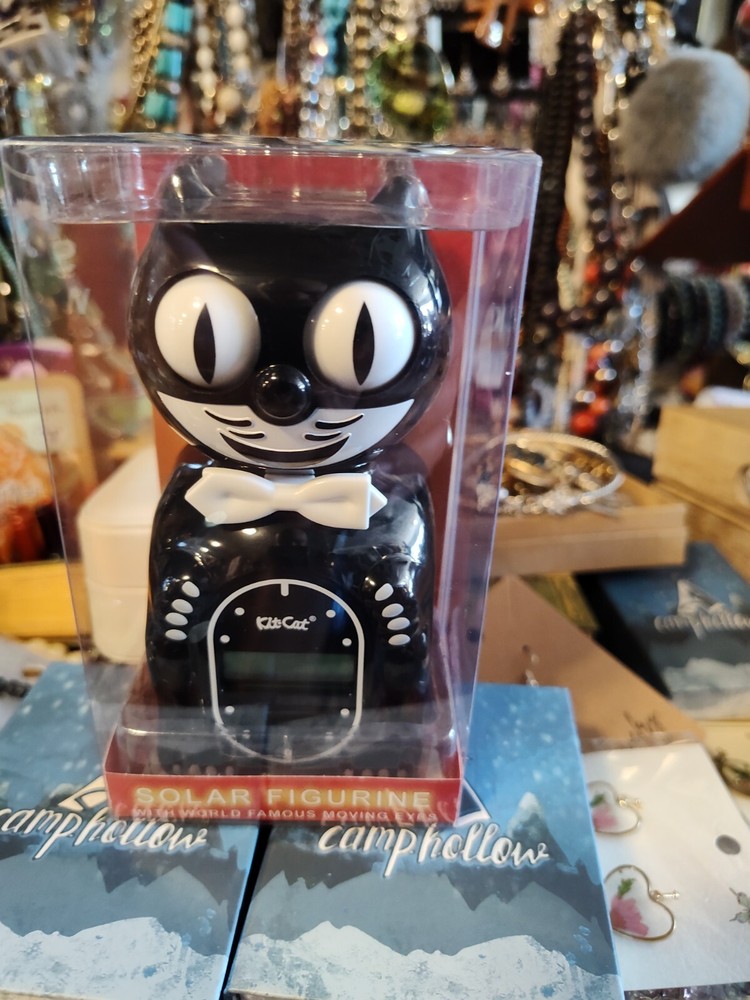 Solar Kit-Cat Digital Alarm Klock – Classic Black