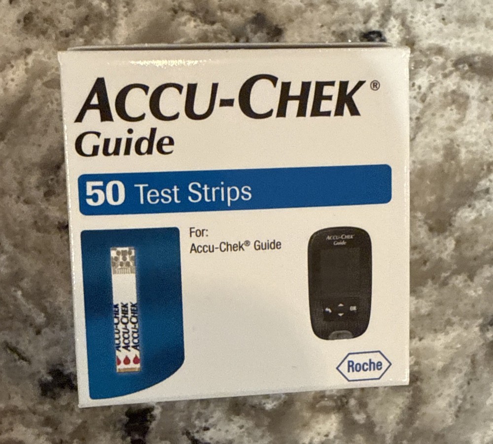 Accu Chek Guide 50 Diabetic Test Strips New
