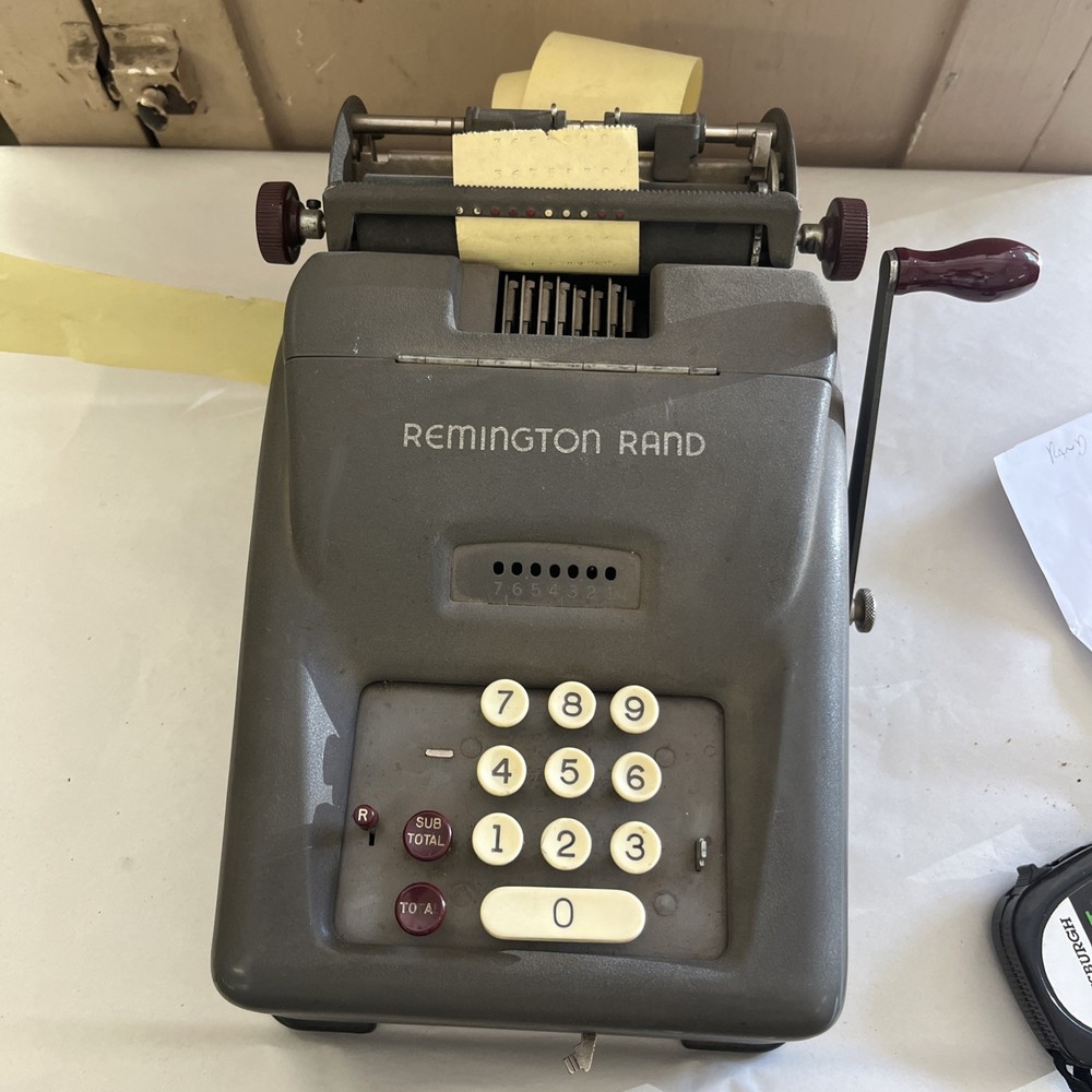 Vintage 1940’s Remington Rand Adding Machine