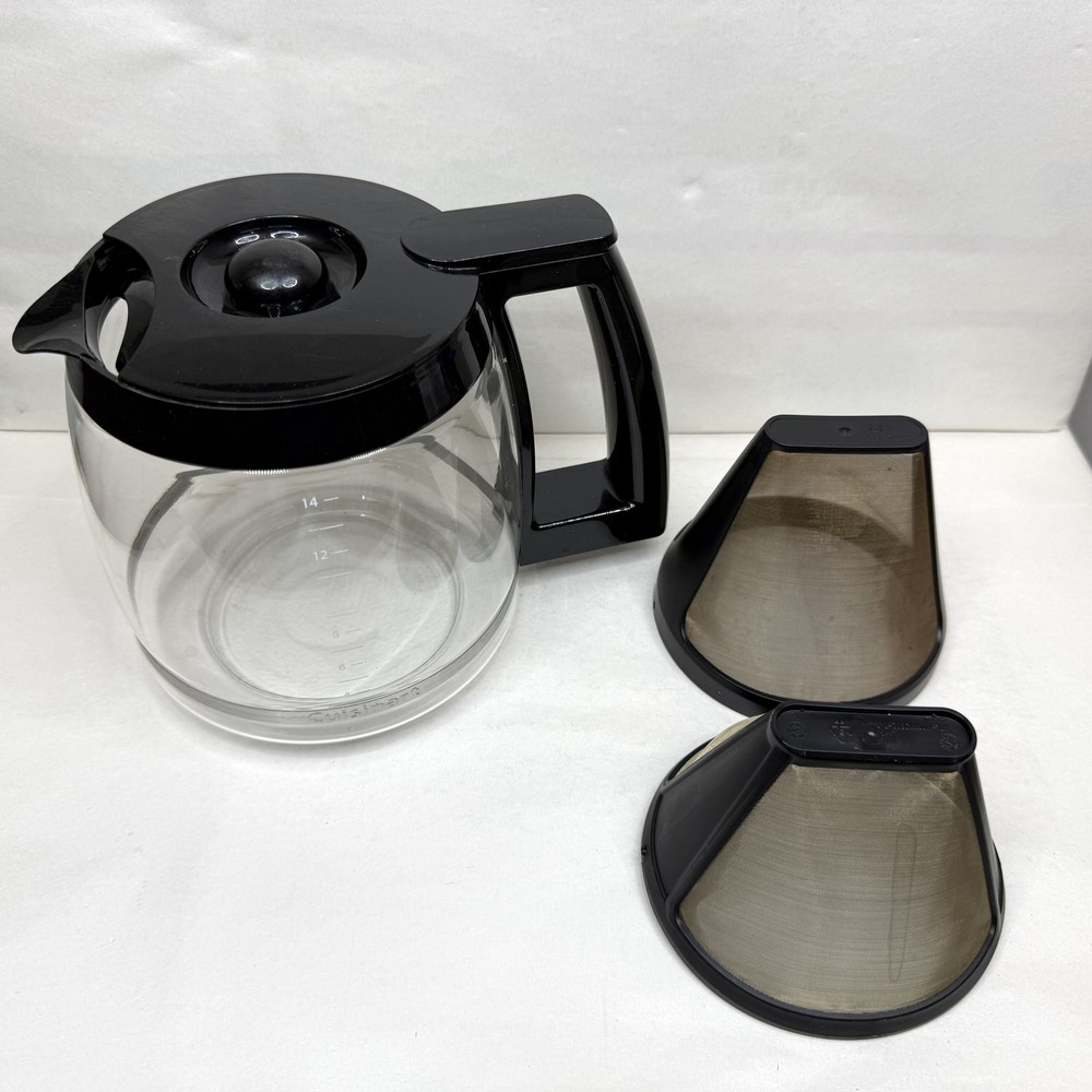 Cuisinart 14-Cup Programmable Drip Coffee Maker - Black Glass Carafe Reusable
