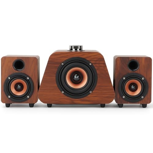 Computer Speakers, Mini PC Speaker with subwoofer,2.1 USB Powered Desktop