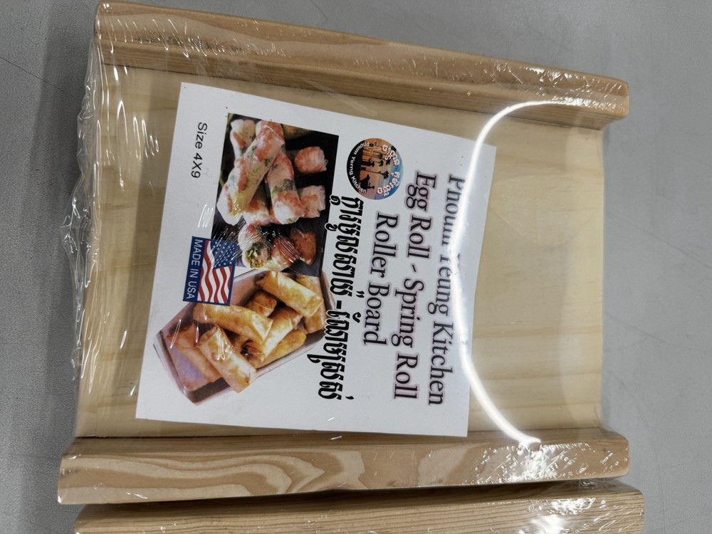 Egg Roll - Spring Roll Roller Board. 1 Size 4x9 (M)