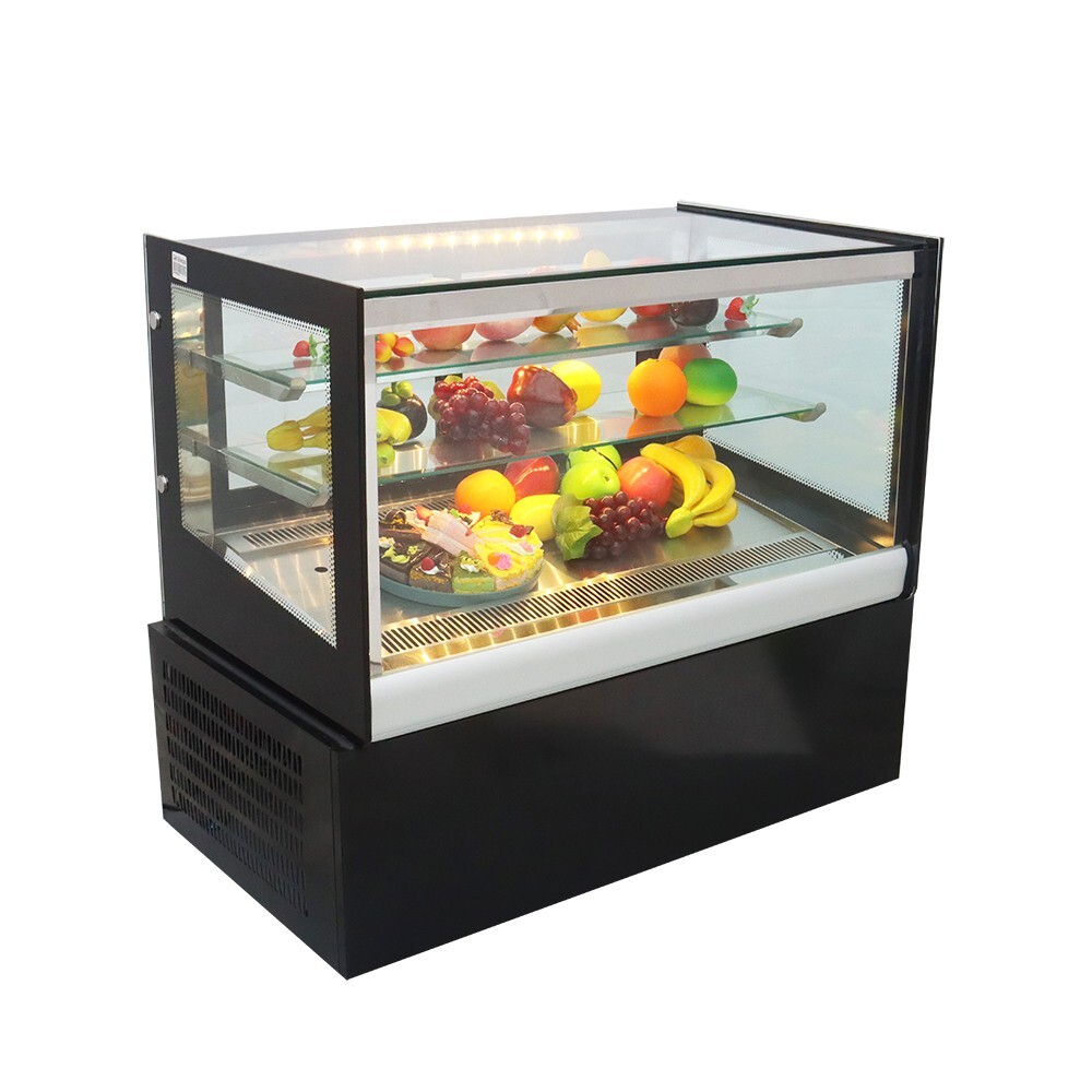 Refrigerated Cake Showcase 35.4"Right Angle Show Case W/Defogging Function 220V