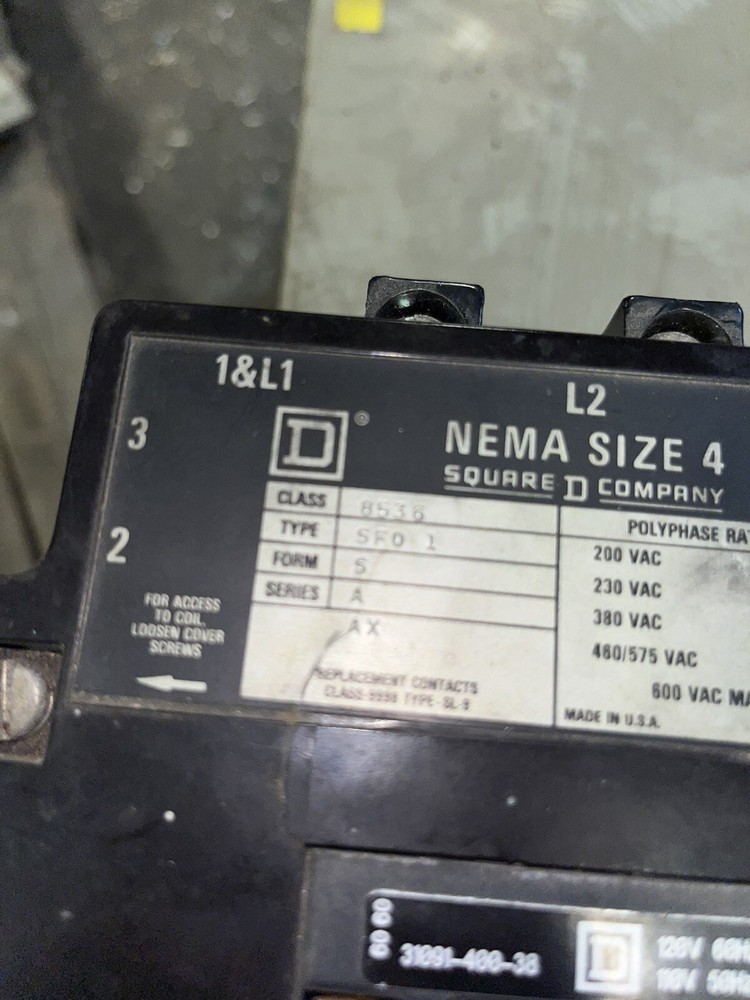 Square D Starter #SF01, Same Day Fast Free Shipping