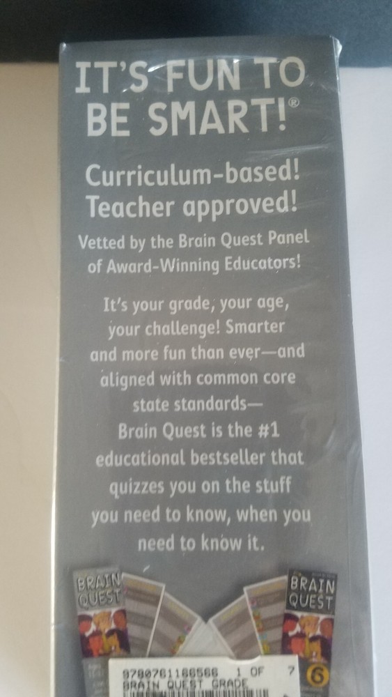 Brain Quest Question Deck Flipbook Game 4th Ed. Grade 6(11-12yrs) New!