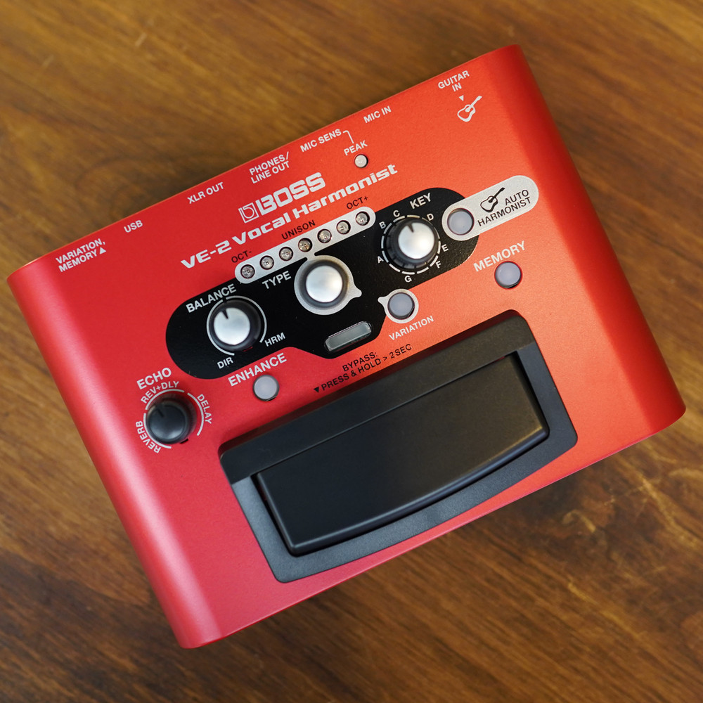 BOSS VE-2 Vocal Harmonist Vocal Effects