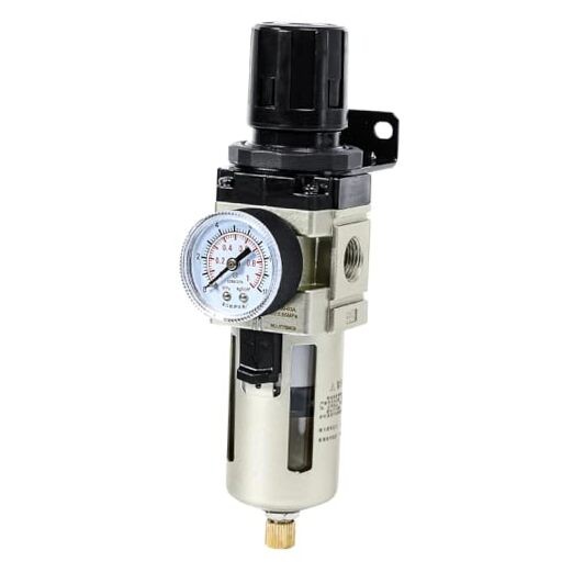 Compressed Air Filter Regulator Piggyback Combo 3/8''NPT- Poly 3000-N03 AW