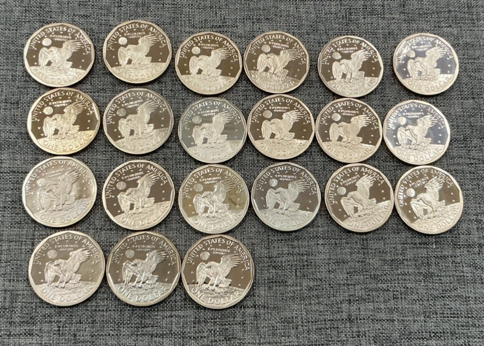 1979 Type I Susan B Anthony Dollar PROOF partial roll (18)