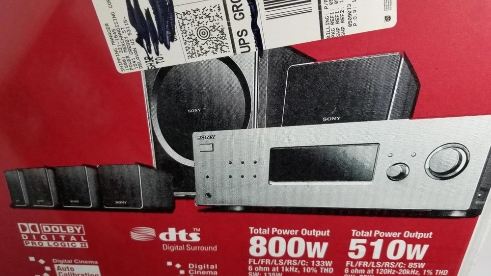 Sony Home Theater System HT-DDW700
