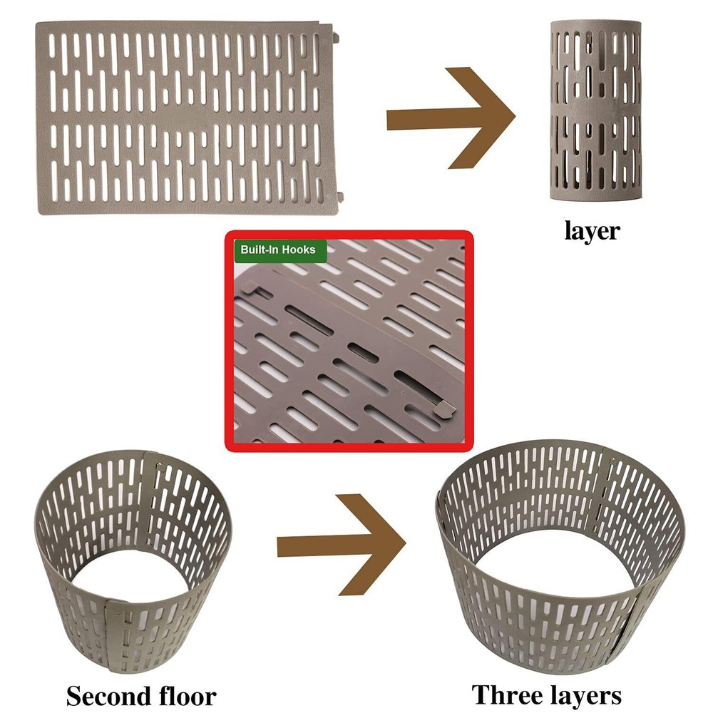 4 Pack Tree Trunk Protectors Mesh Tree Bark Protector Plant Cover Tree Guards