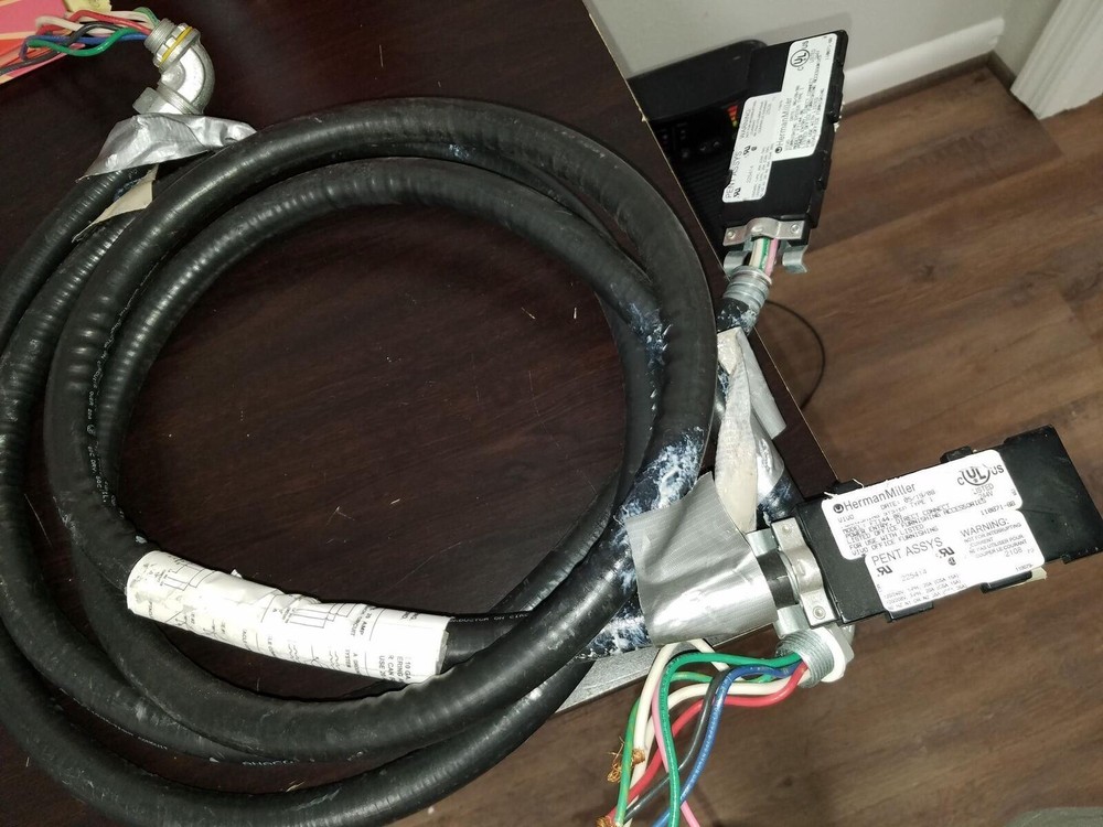 HERMAN MILLER FT144.06 Canvas Base Feed / In Feed POWER CABLE