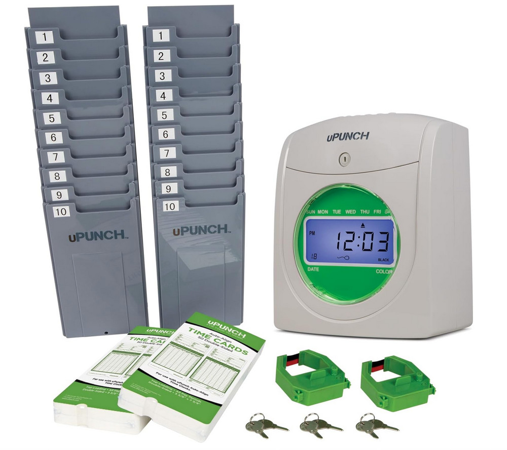 uPunch HN3500 Advanced Time Clock Bundle for Small Business: Complete...