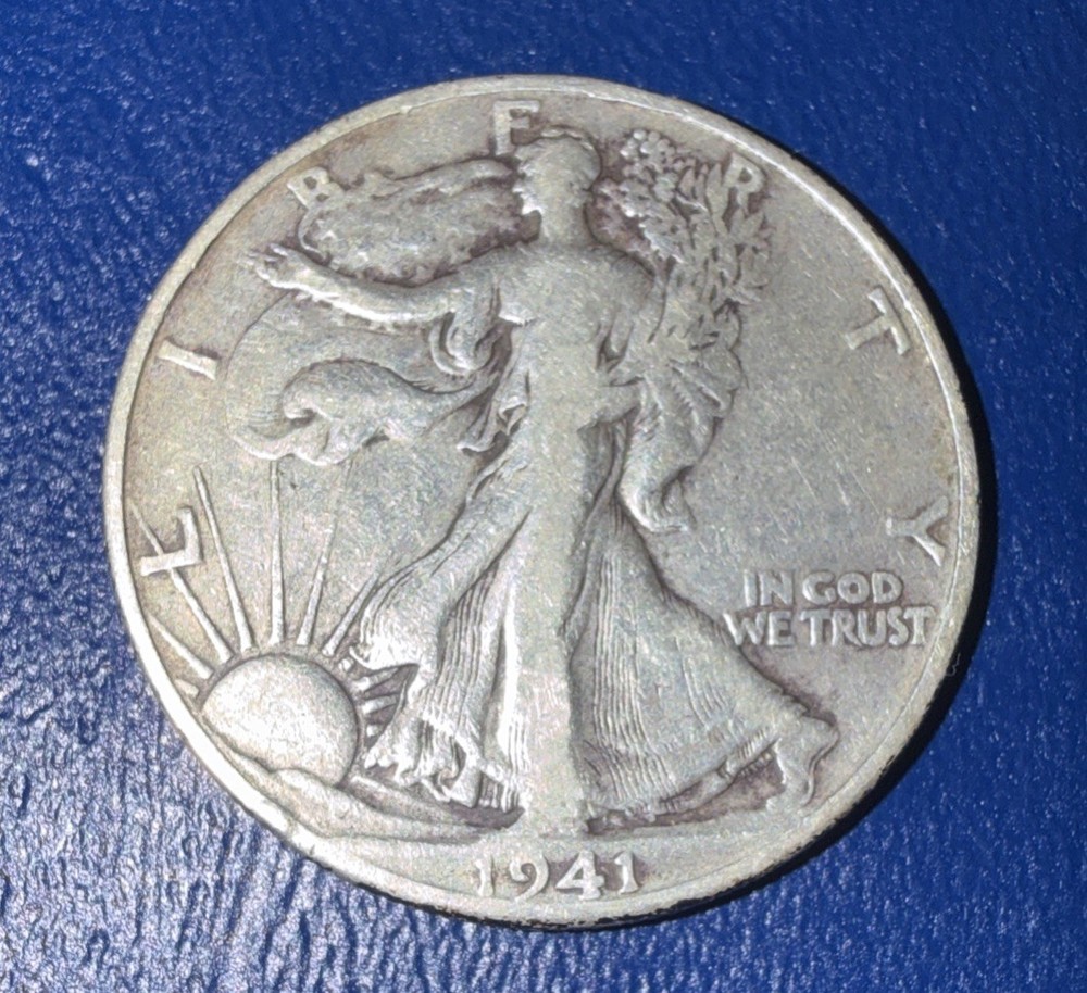 1941-D Walking Liberty Silver Half Dollar 90%