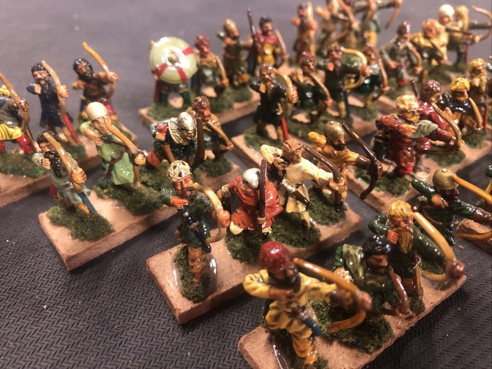 25mm Archers Bowmen 28mm Painted