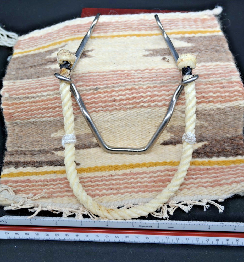 Stop N’ Turn - Bumper Hackamore with Rope Noseband