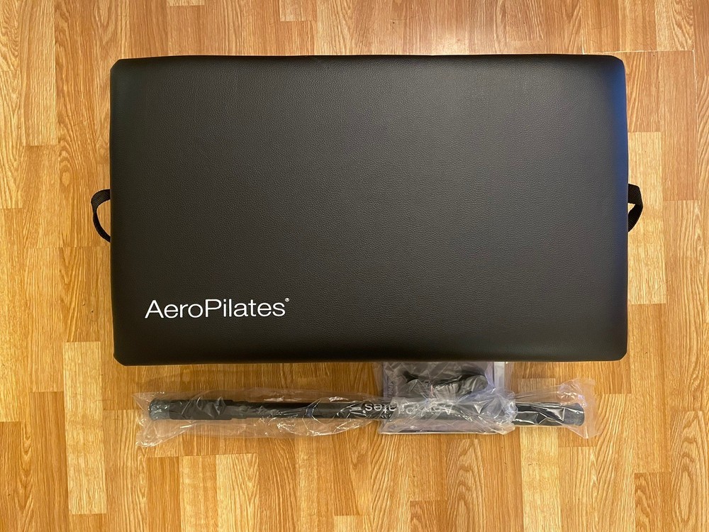AeroPilates Pilates Exercise BOX and POLE Reformer Accessory + Strap Workout DVD