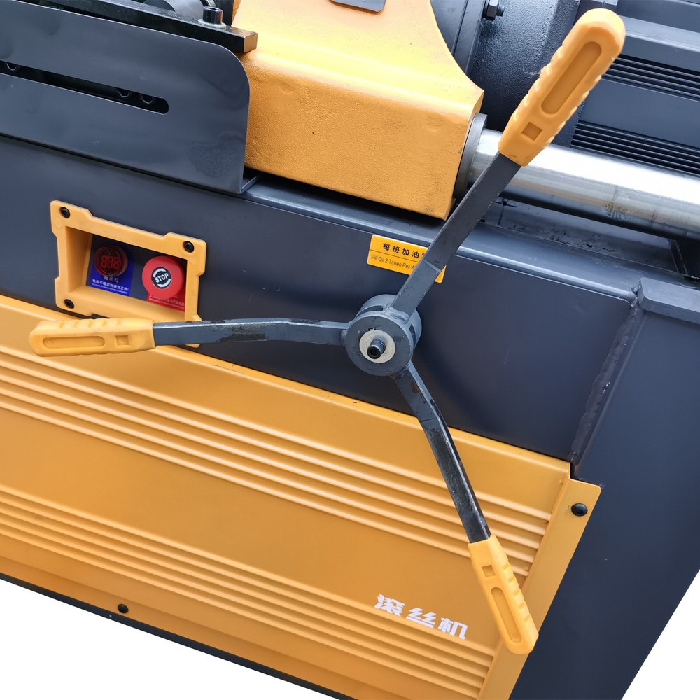 Full-automatic Steel Bar Straight Thread Rib Stripping Rolling Machine 220V