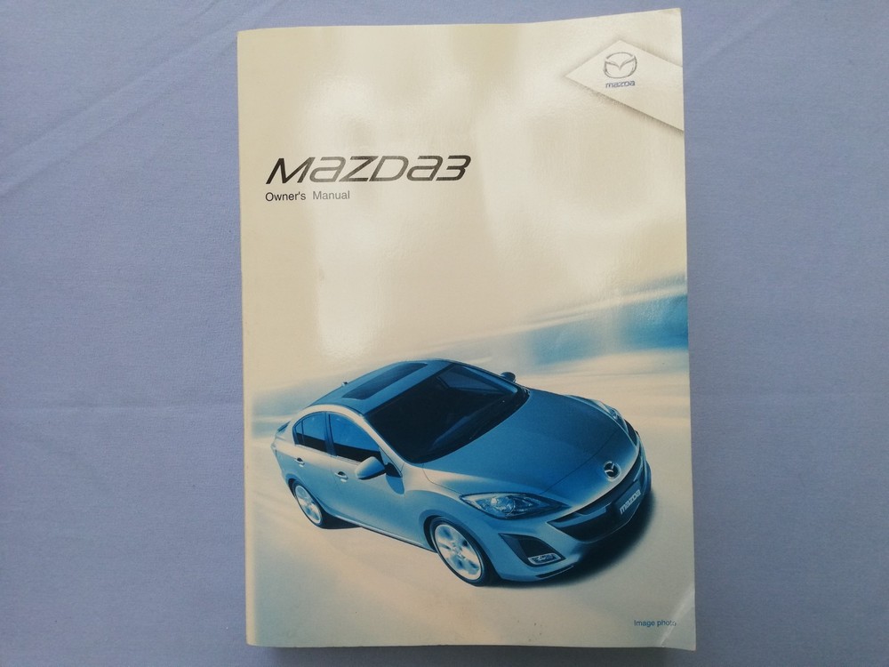 MAZDA 3 Car Owners Manual Pack 2009