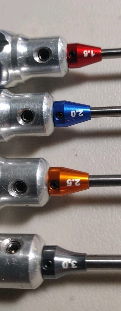 RC screwdriver markings, No tools included.