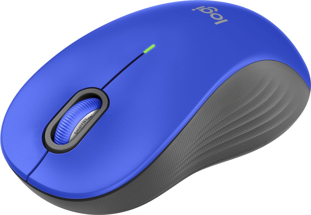 Logitech - Signature M550 L Full Size Bluetooth Mouse with Silent Clicks - Blue