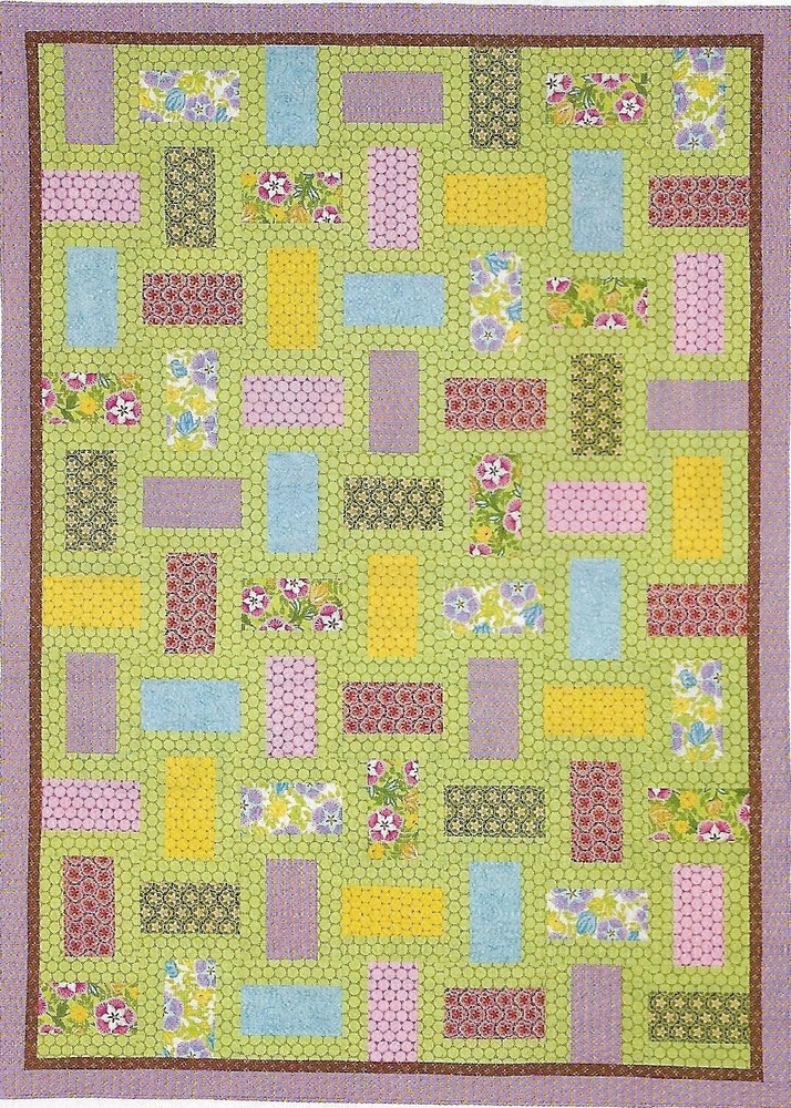 Flower Beds Quilt quilting pattern instructions