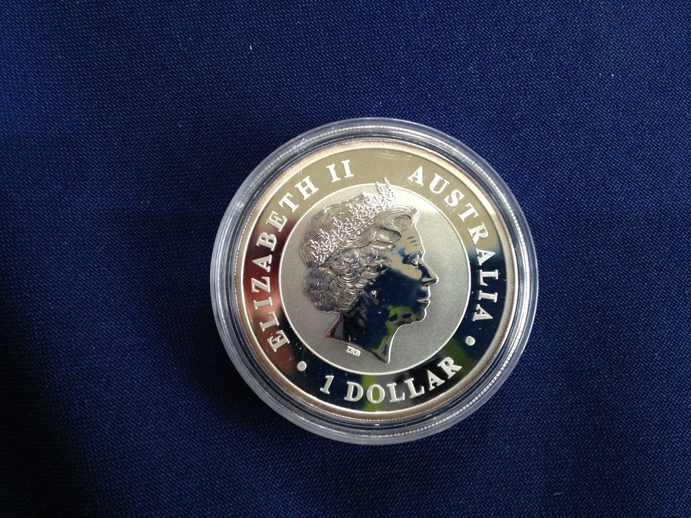 2013 Australia $1 Silver Koookaburra Gem BU One Ounce E5977