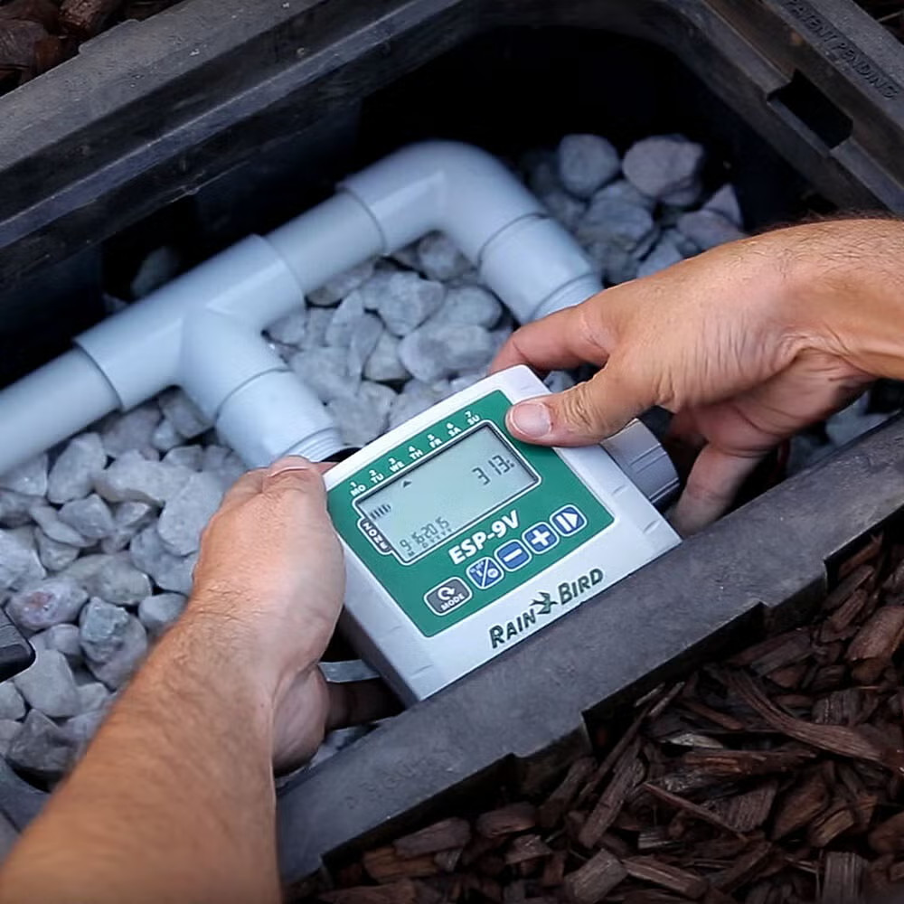 Rain Bird ESP‑9V 2‑Station Irrigation Controller Battery‑Operated