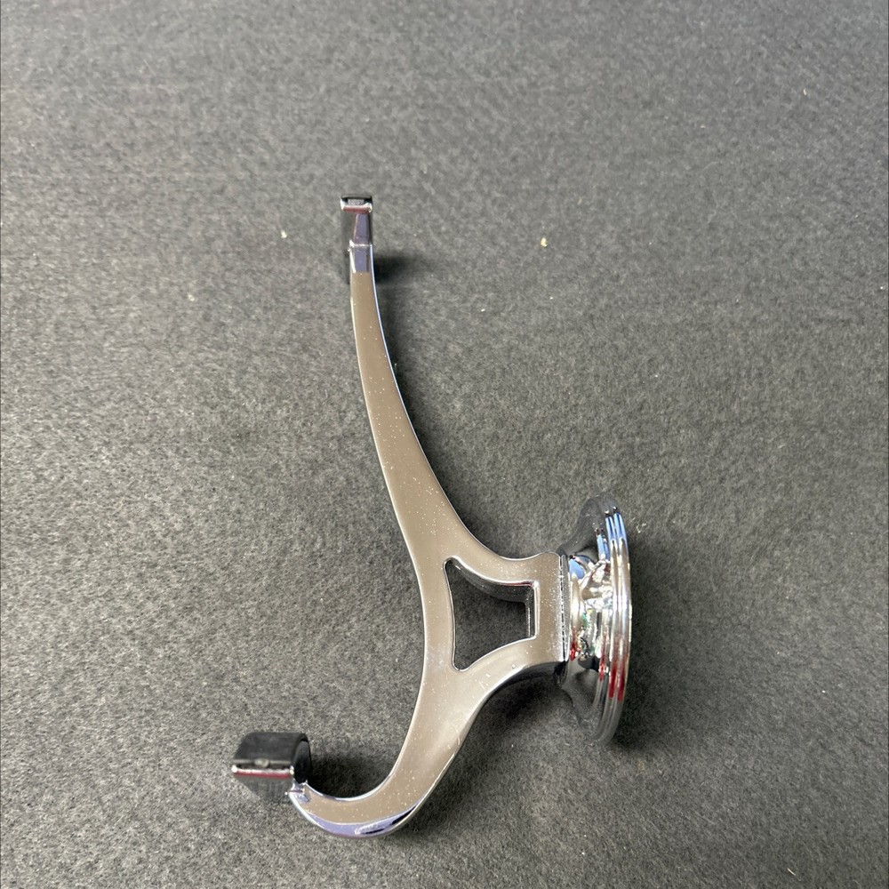 Marley Coat and Hat Hook Polished Chrome and Black
