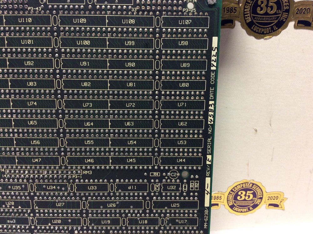 Micro Memory Inc MM-6230/4 REV E VME memory module