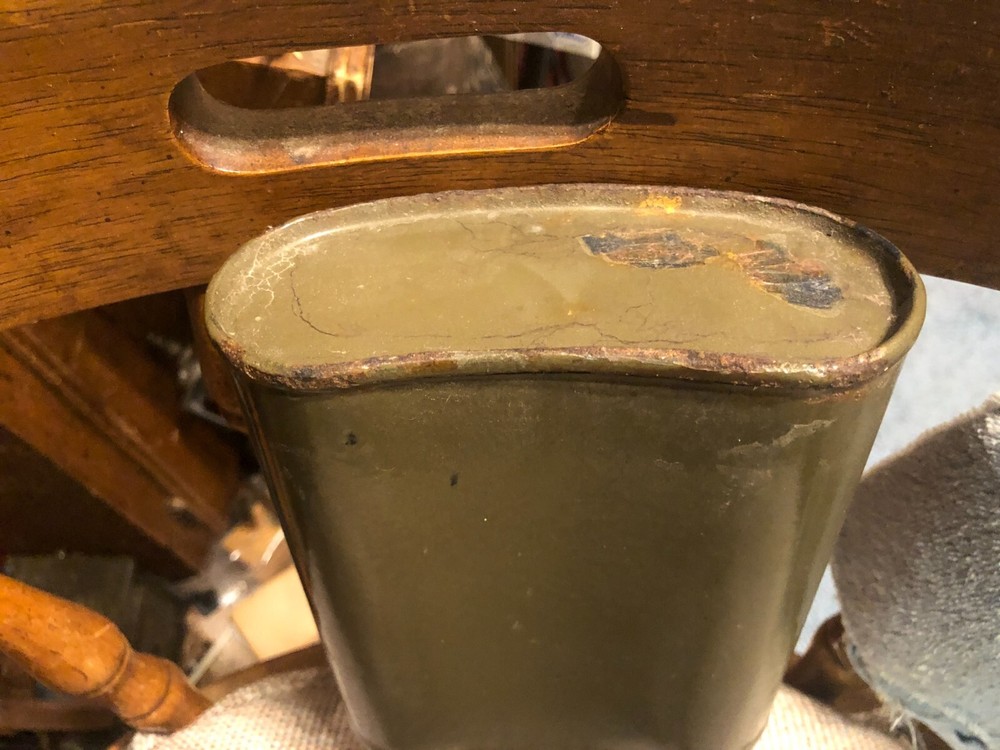 Ww2 British Water Bottle Green Enamel