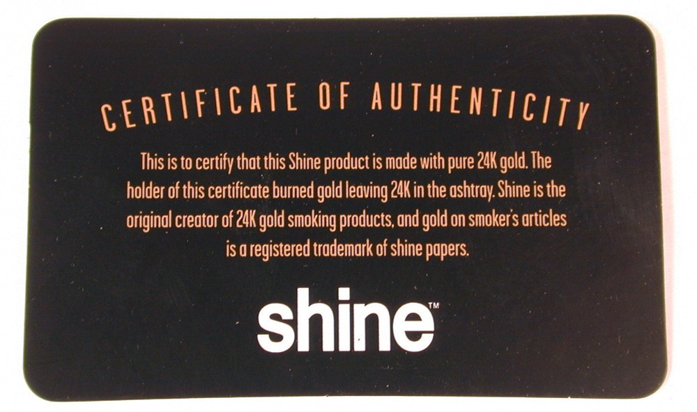 Shine 24K Gold 1/2 Gram Cone - 2 Cones