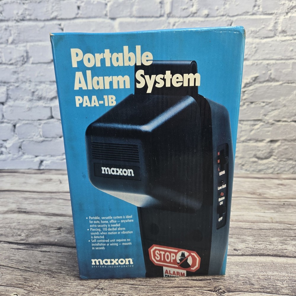 1991 Maxon Portable Alarm System PAA-1B