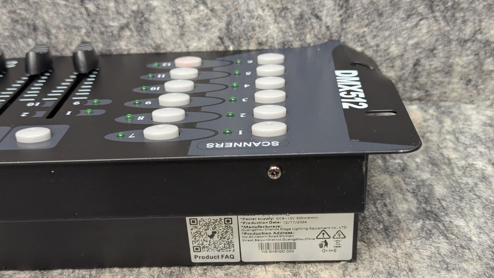 SHEDS DMX512 Controller DMX Lighting Controller DMX 192 Stage Light Controller