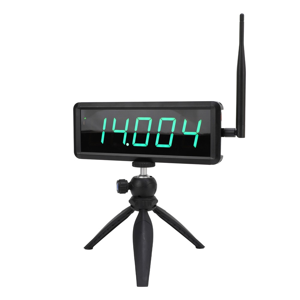 Wireless Laser Timer Battery Powered 5 Digit Digital Display Auto Reset NY