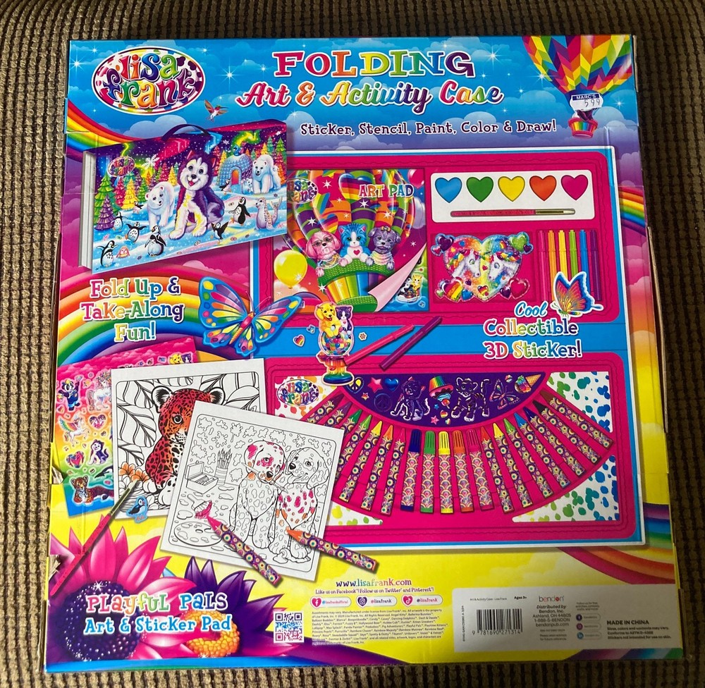 Bendon Folding Art & Activity Set: Lisa Frank