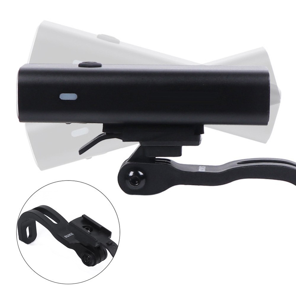 Secure Bike Computer Support with Front Fork Installed Bicycle Light Stand